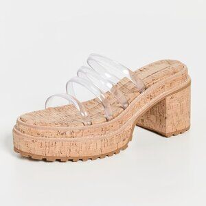New! Cult‎ Gaia Sev Cork Platform Jelly Sandals